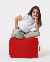 Atelier Del Sofa Square Pouf - Rojo